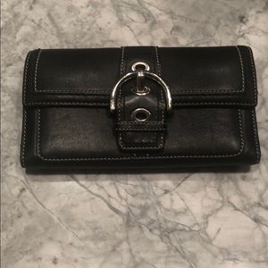 Coach black wallet